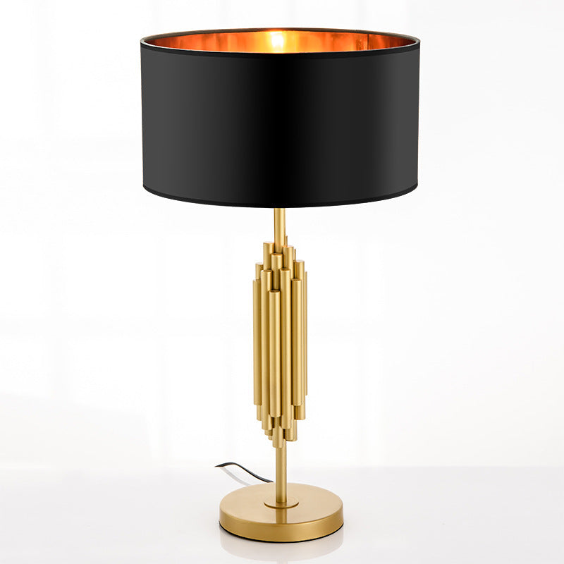 Modern Designer Table Lamp - Metal Bedside & Study Light