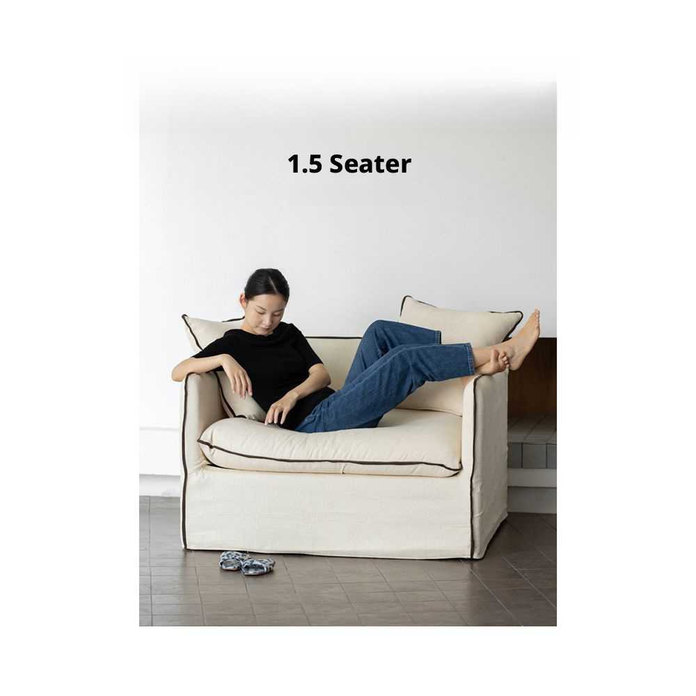 Dior Cannage Grid Pattern Sofa Chair - Solid Wood Frame