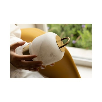 Natural Marble Cloud Stone Lamp - Wireless Touch Dimming