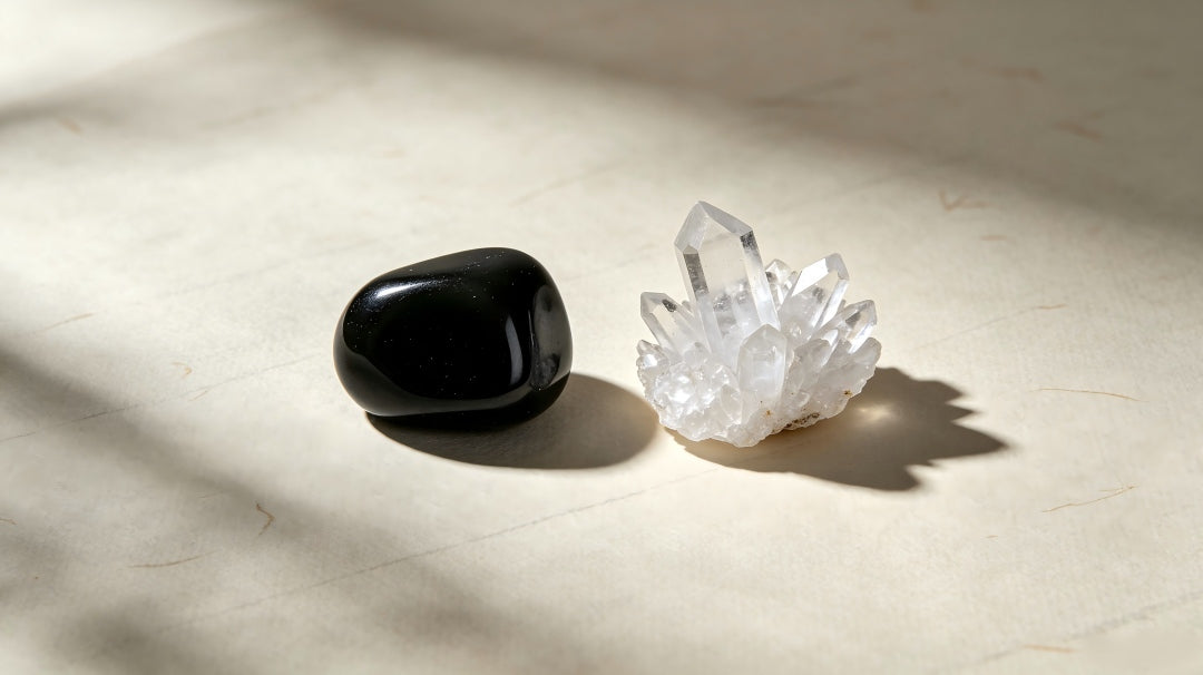 Ghost Festival Guide: Purify Aura with Obsidian & Clear Quartz