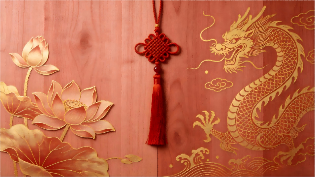 Chinese Auspicious Symbols: Meaning of Lotus, Knot & Dragon Pattern