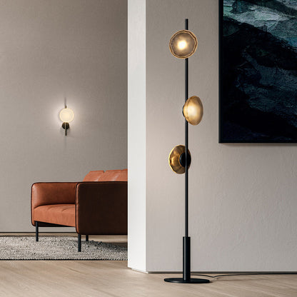 Simple Modern Floor Lamp - Glass Shade for Living Room & Bedroom
