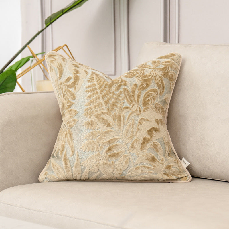 Jacquard Throw Pillow Cover - Textured Sofa Cushion Case