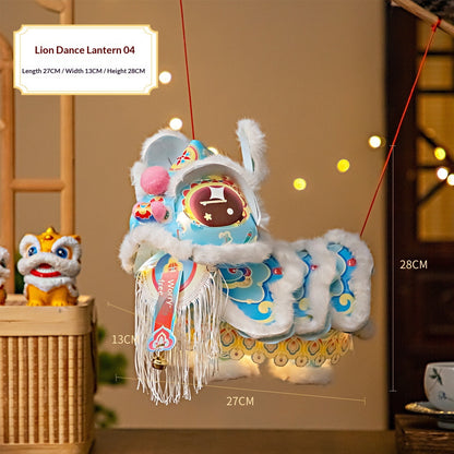 New Year National Trend Lion Dance Lantern DIY Craft Kit For Handmade Projects
