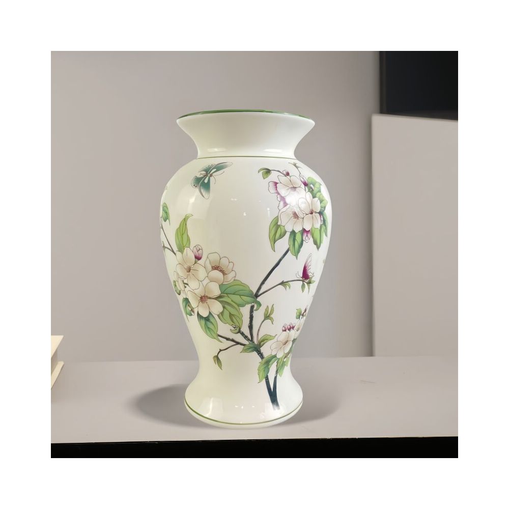 Chinese Jingdezhen blue and white porcelain flower arrangement living room ceramic vase foyer home dry flowers hydroponic desktop decoration retro style