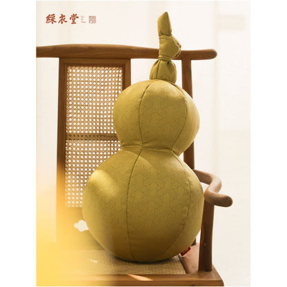 Caiyitang National Style New Chinese Auspicious Gourd Pillow Living Room Sofa Pillow Bedroom Bedhead Waist Pillow Little Monster image 0