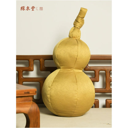 Caiyitang National Style New Chinese Auspicious Gourd Pillow Living Room Sofa Pillow Bedroom Bedhead Waist Pillow Little Monster image 1