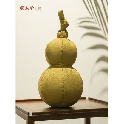 Caiyitang National Style New Chinese Auspicious Gourd Pillow Living Room Sofa Pillow Bedroom Bedhead Waist Pillow Little Monster image 2