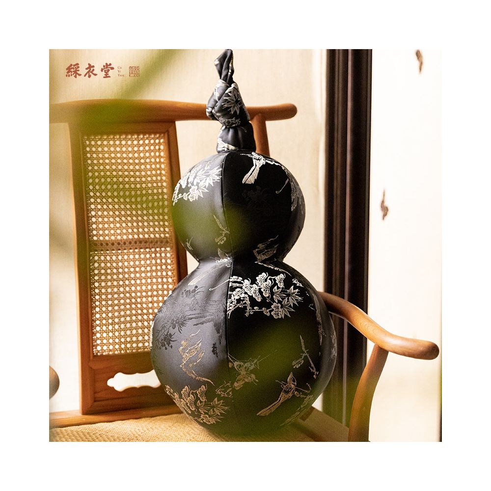 Caiyitang Chinese Style New Chinese Style Gourd Throw Pillow for Living Room Sofa Irregular Shaped 3D Backrest Pillow Bedroom Bedside Pillow image 3