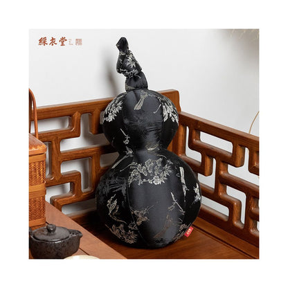 Caiyitang Chinese Style New Chinese Style Gourd Throw Pillow for Living Room Sofa Irregular Shaped 3D Backrest Pillow Bedroom Bedside Pillow image 0