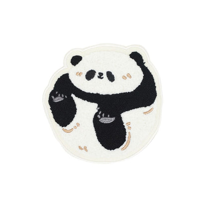 Caiyitang Cute Panda Felt Creative Coaster Tabletop Heat Insulation Mat Office and Home Anti scalding Storage Mat AC