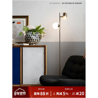 Ruonai Multi functional Tall Denmark designed floor lamp adjustable reading light warm ambient light for living room image 1