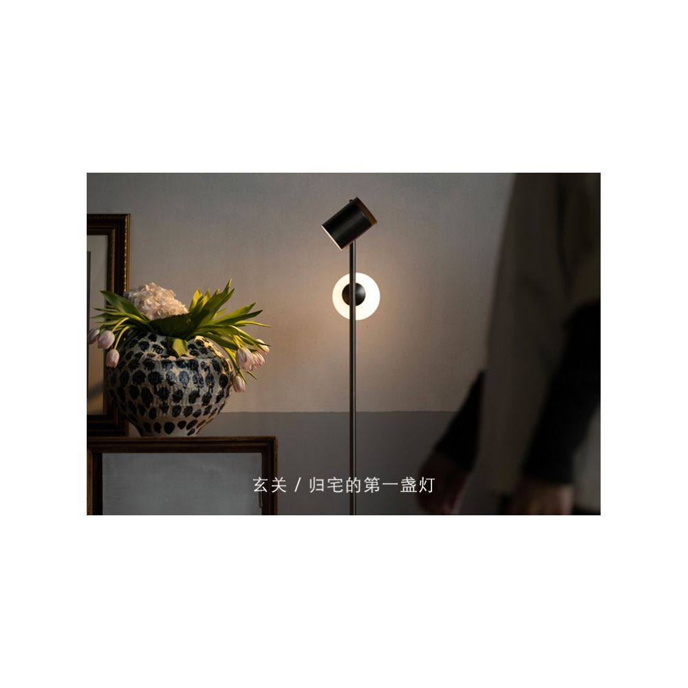 Ruonai Multi functional Tall Denmark designed floor lamp adjustable reading light warm ambient light for living room image 2
