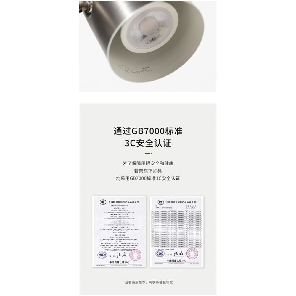 Ruonai Multi functional Tall Denmark designed floor lamp adjustable reading light warm ambient light for living room image 0
