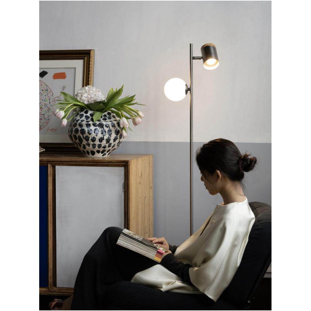 Ruonai Multi functional Tall Denmark designed floor lamp adjustable reading light warm ambient light for living room image 4