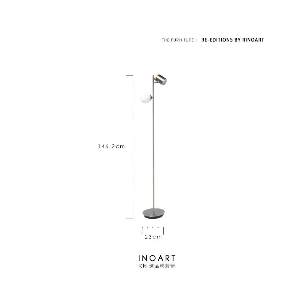 Ruonai Multi functional Tall Denmark designed floor lamp adjustable reading light warm ambient light for living room