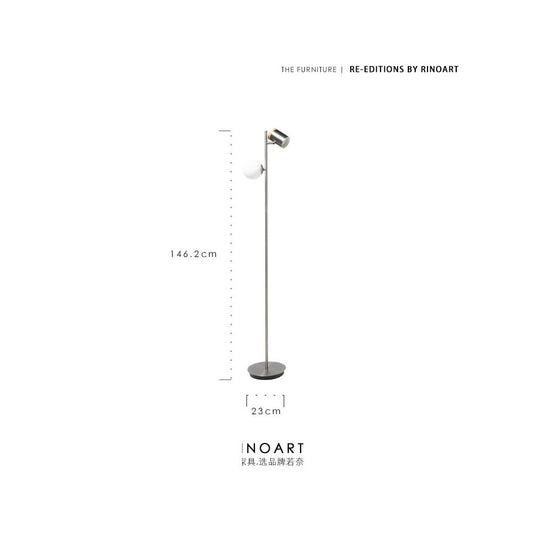 Ruonai Multi functional Tall Denmark designed floor lamp adjustable reading light warm ambient light for living room