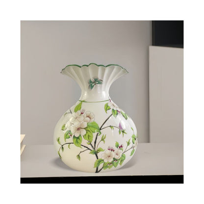 Jingdezhen Blue and White Porcelain Vase - Traditional Ceramic Flower Arrangement