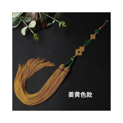 Master Buddha Beads Monk Hanging Beads White Shell Lotus Beads 108 Beads Back Clouds tassels tassels Swallowtail Joining Hands Practicing image 2