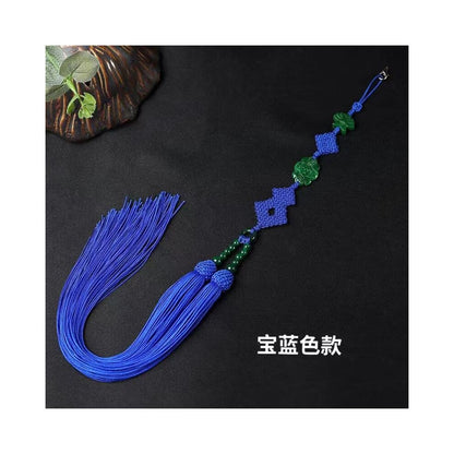 Master Buddha Beads Monk Hanging Beads White Shell Lotus Beads 108 Beads Back Clouds tassels tassels Swallowtail Joining Hands Practicing