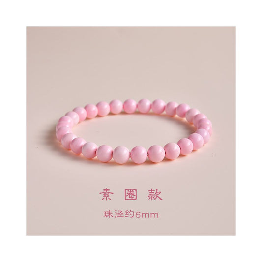 Original Queen Shell Bracelet Single Circle Pink Shell Pearl Bracelet Green Pine Rouge Snail Bead Pink Charm Peach Blossom Pink Cream