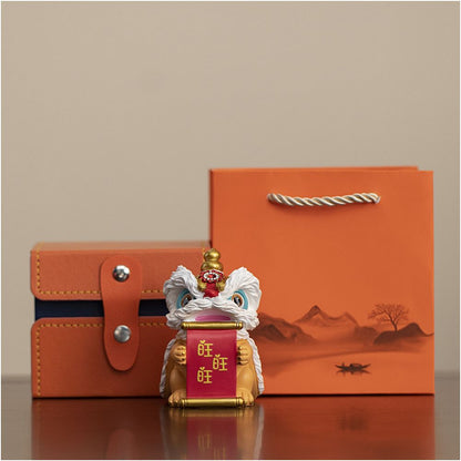 Creative lion dance cultural and creative niche symbolic gift customization gift giving New Year Chinese New Year Spring Festival souvenirs gift return gift image 2