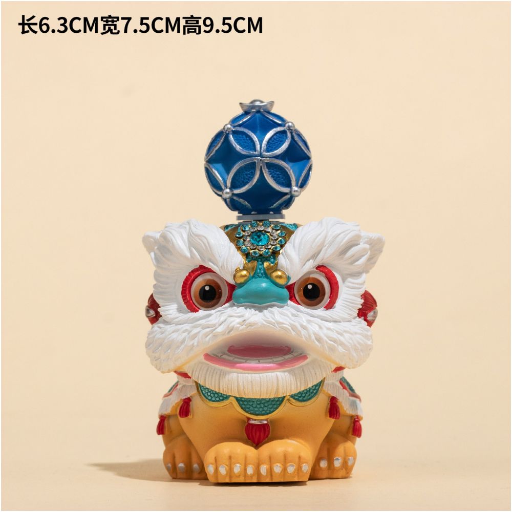 Creative Foshan lion dance decorations high end and niche desktop tea tables tea pets decorative crafts gift decorations birthday gifts