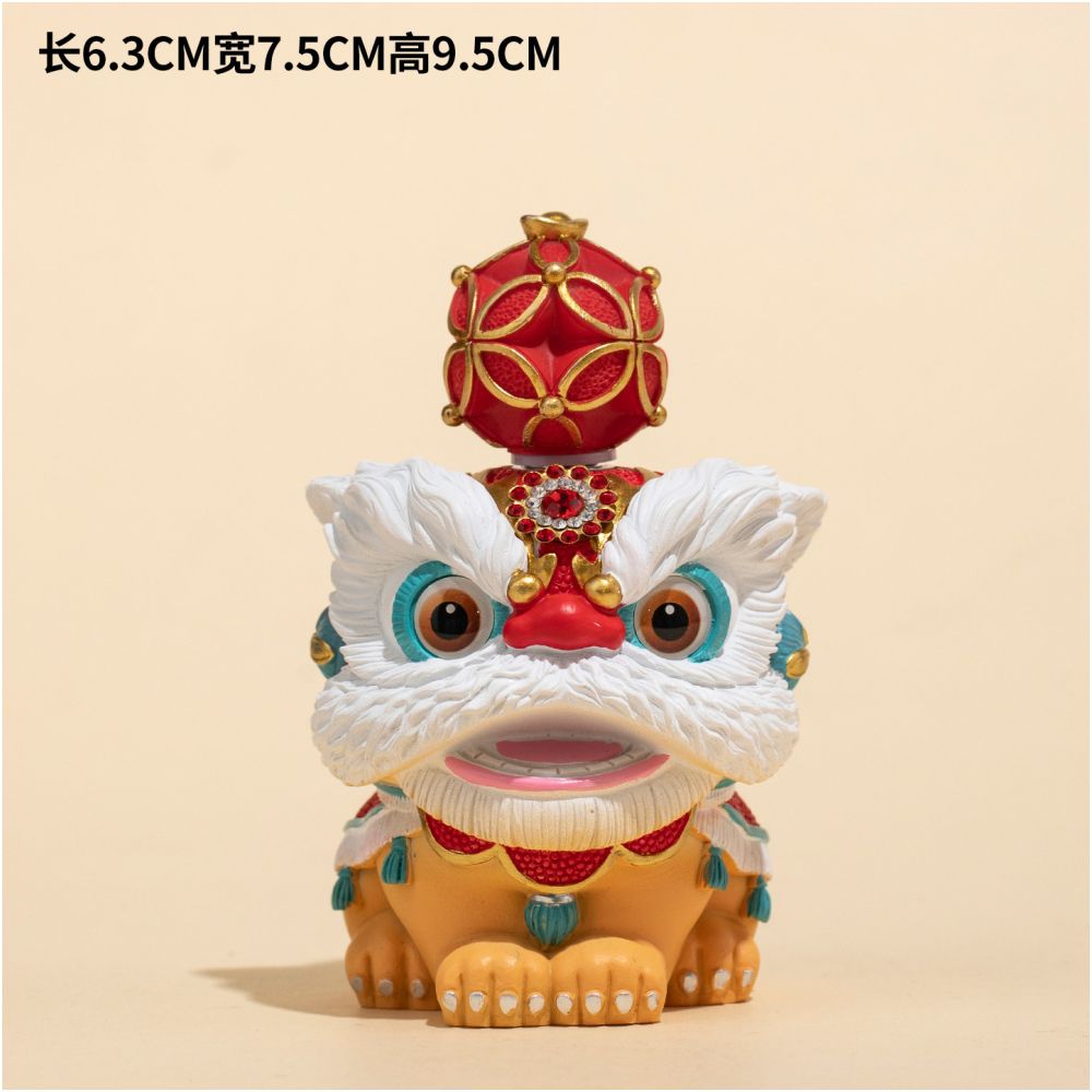 Creative Foshan lion dance decorations high end and niche desktop tea tables tea pets decorative crafts gift decorations birthday gifts