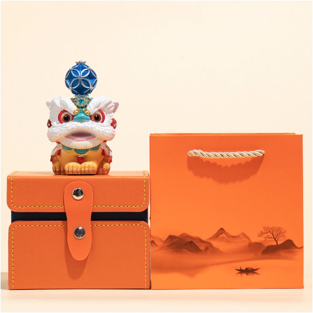 Creative Foshan lion dance decorations high end and niche desktop tea tables tea pets decorative crafts gift decorations birthday gifts