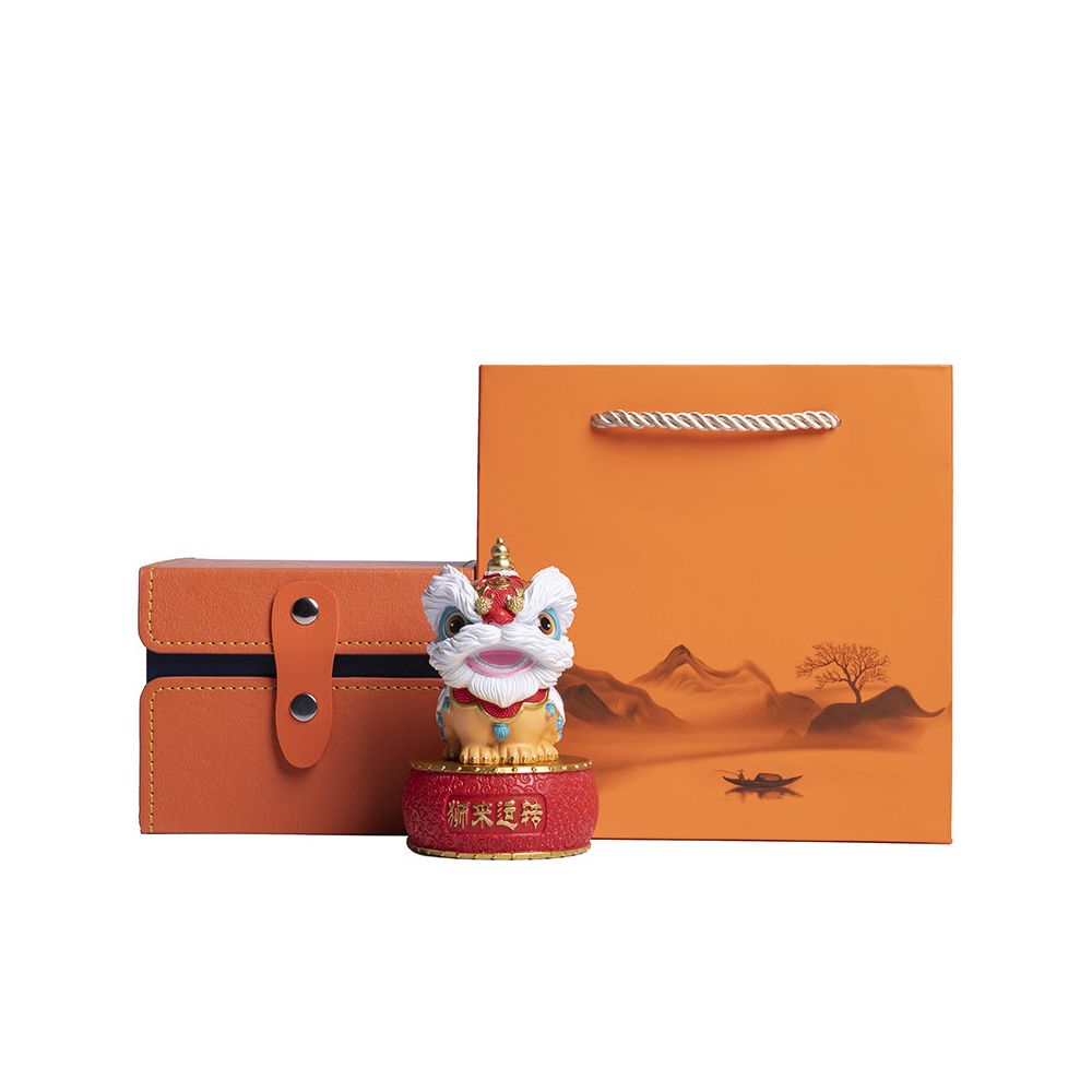 China Chic Foshan Lion Dance Lion Wake up Creative Ornaments Advanced Sense Small group Desktop Tea Table Decoration Craft Gifts Decoration Birthday Gift image 5