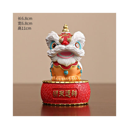 China Chic Foshan Lion Dance Lion Wake up Creative Ornaments Advanced Sense Small group Desktop Tea Table Decoration Craft Gifts Decoration Birthday Gift