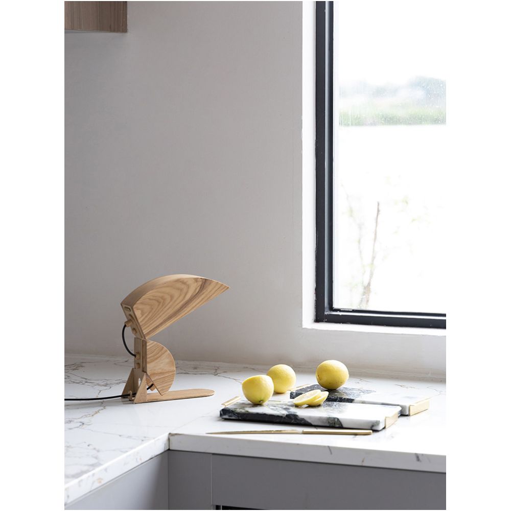 Ruonai Wenfang series Danish white wax wood carving image 3