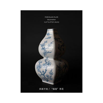 Ruonai Home Grisaille light celadon Hand drawn underglaze color image 4
