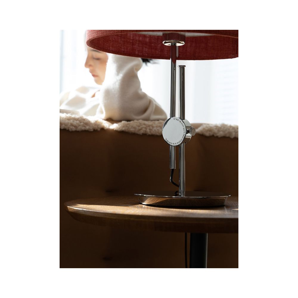 Original by Ruona lighting fixture Herm s Kaise suede orange antique ivory white color blocked living room bedroom desk lamp image 2