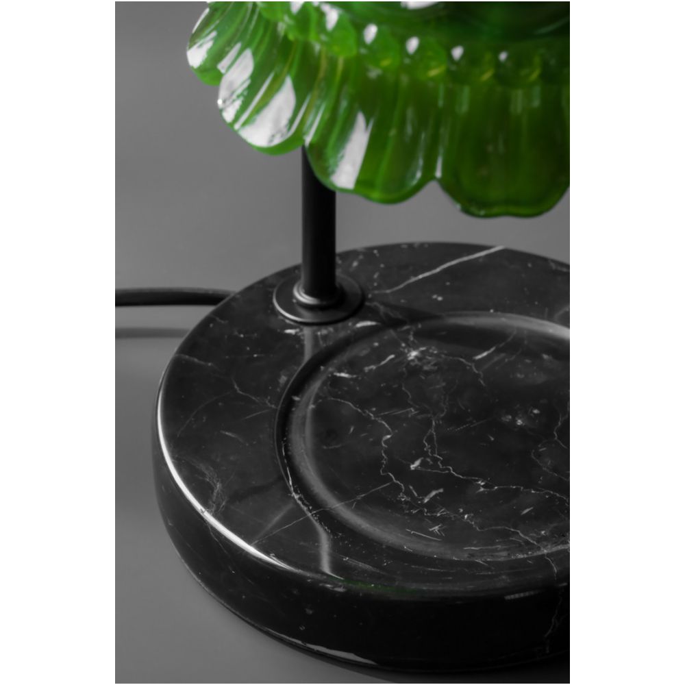 Ruonai vintage lily of the valley melting wax lamp smoke free bedroom bedside adjustable melting candle lamp table lamp aromatherapy birthday gift image 4