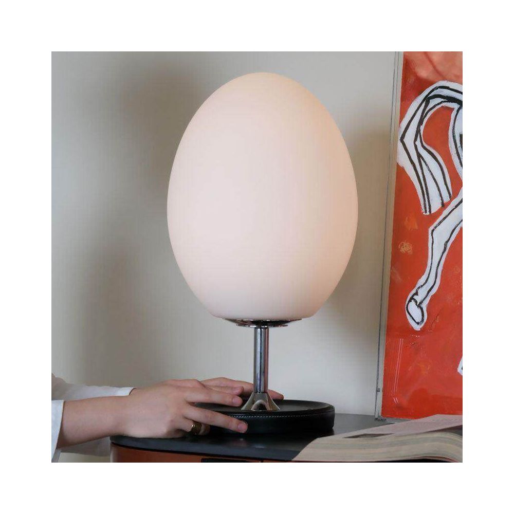 Nordic minimalist dinosaur egg table lamp image 2
