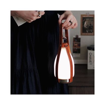 Medieval ins wireless touch grapefruit light dimming bedside lamp retro handheld outdoor camping charging atmosphere desk lamp image 2
