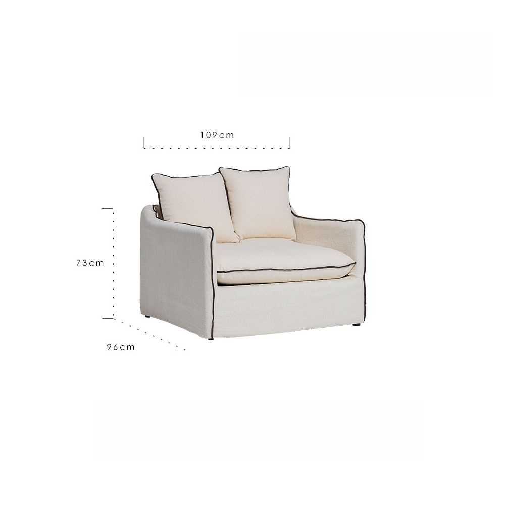 Dior Cannage Grid Pattern Sofa Chair - Solid Wood Frame