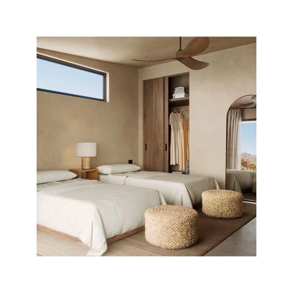 Minimalist design for guest rooms bedroom bedside lamps living room and study table lamps decorative lighting fixtures vintage wabi sabi style natural wood image 1