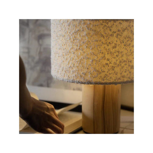 Minimalist design for guest rooms bedroom bedside lamps living room and study table lamps decorative lighting fixtures vintage wabi sabi style natural wood image 3