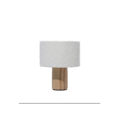 Minimalist design for guest rooms bedroom bedside lamps living room and study table lamps decorative lighting fixtures vintage wabi sabi style natural wood image 4