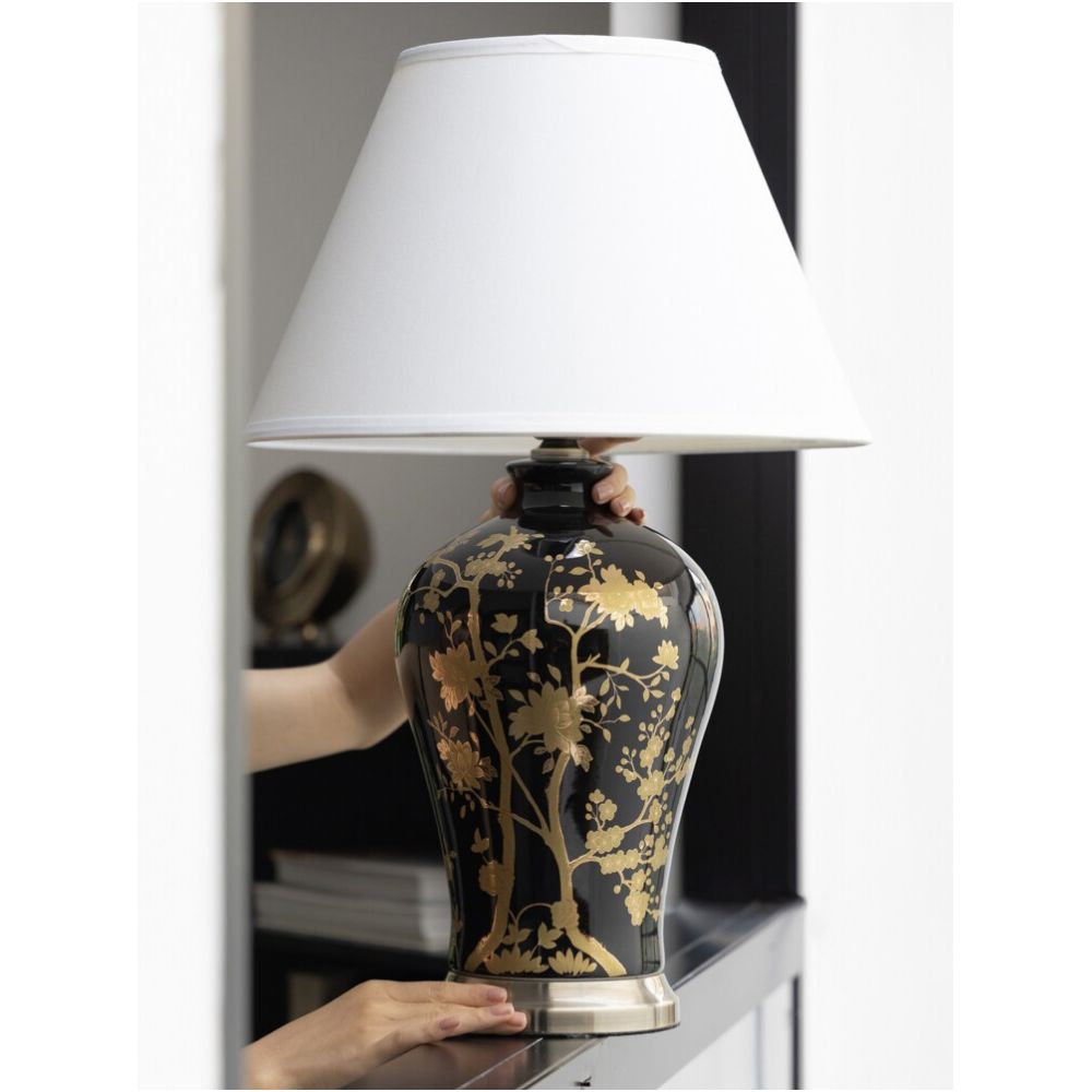 Ralph Laur n Golden Age Limited Edition Antique Desk Lamp from the Ruona Stationery Series Porcelain Study image 3