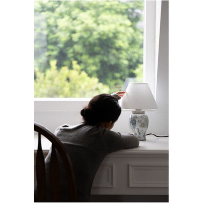 Ruonai Home Stationery Series Oriental Paris Hand drawn Ceramic Parrot Blue Study Room Desk Lamp Atmosphere Ornament image 2