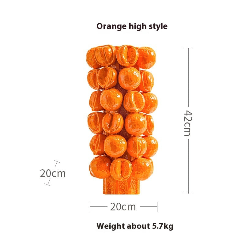 Fruit Vase Ceramic Modern Creative Domestic Decoration