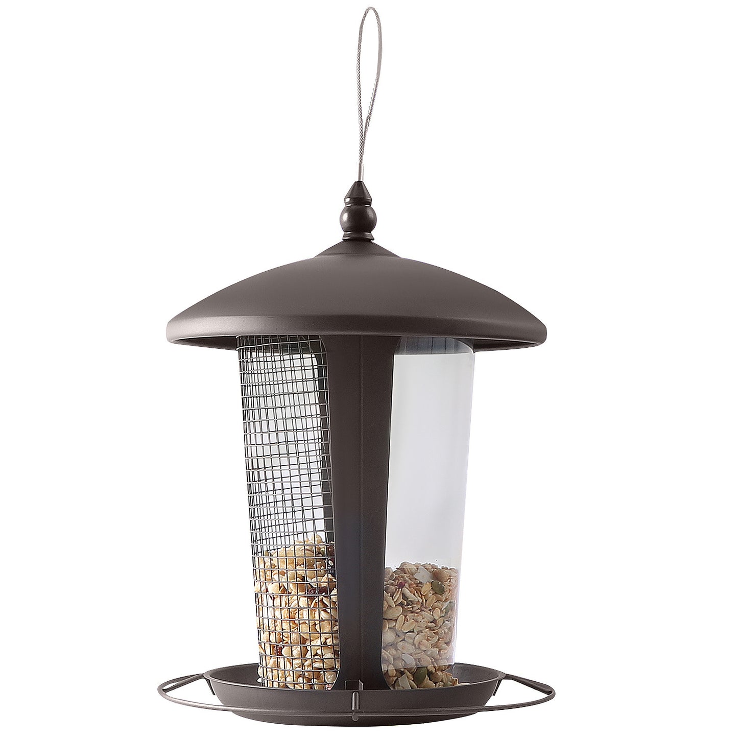 Automatic Hanging Bird Feeder - 2-in-1 Outdoor Garden Feeder
