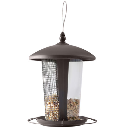 Automatic Hanging Bird Feeder - 2-in-1 Outdoor Garden Feeder