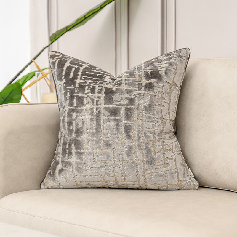 Jacquard Throw Pillow Cover - Textured Sofa Cushion Case