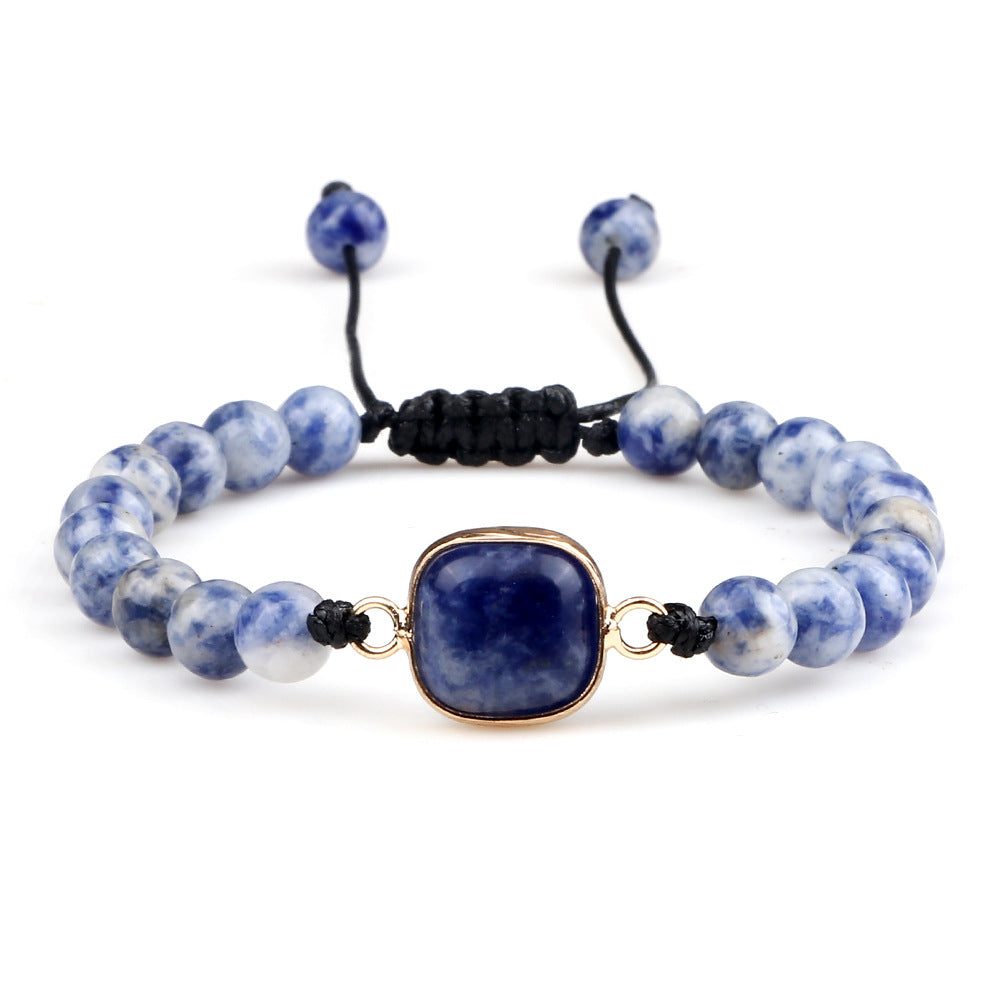 Handmade Stone Pendant Affordable Luxury Style Tiger Eye Cat Eye Bracelet