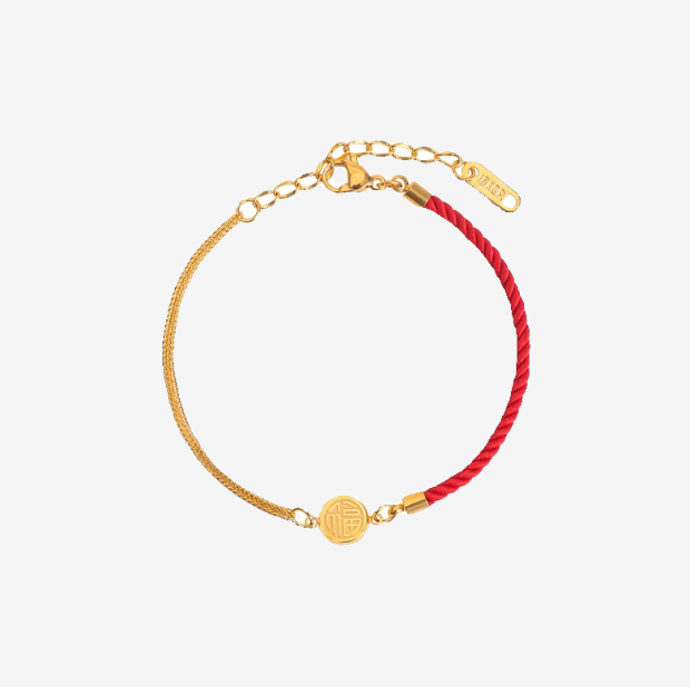 2026 Summer 18K Gold Lucky Charm Ankle Chain