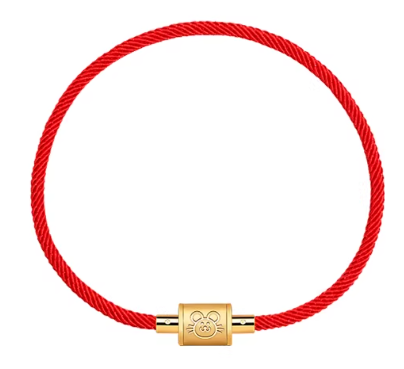 Year of the Horse Red String Bead Bracelet - Chinese Zodiac Charm